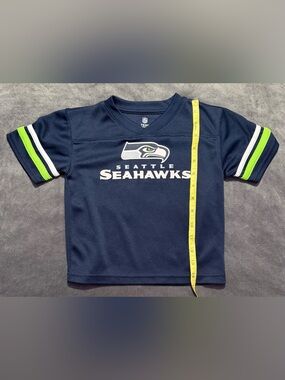 NFL Seattle Seahawks Toddler navy & green jersey  SIZE 2T